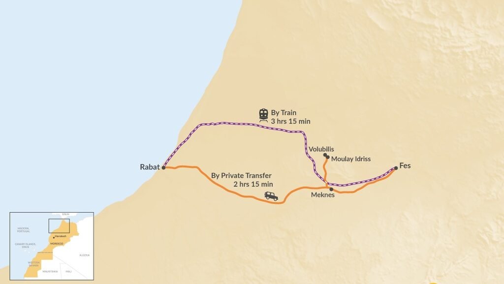 from Rabat to fez